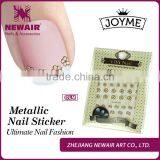 Popular 2016 Hot Sell Fashion Metal Fingernail Decoration 3d Nail Art Sticker thumbnail-1