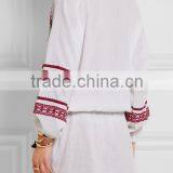 Latest Boho Embroidered Dress Hand Embroidery Design For Dress Girls Dress Names With Pictures HSD6857 thumbnail-2