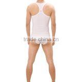 New Arrival 2014 Men Slim Stringer Vest 100% Cotton Square Collar SU15003 thumbnail-3