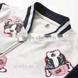 Spring Round Neck Print Baseball Jacket for Woman thumbnail-2