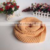 Acrylic White Color Fashion Winter Knitting Scarf Factory thumbnail-1