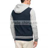 Mens Ball Park Jacket Hoodie Button Through Hoodie 2015 thumbnail-3