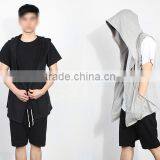 2016 Fashion Custom Full Face Zip Long Knee Length Hoodie thumbnail-5