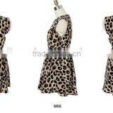 Summer Fashion Women Casual Dress Sexy Leopard Dress thumbnail-5