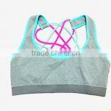 Ladies Beautiful and Comfortable Criss Cross Sports Bra thumbnail-3
