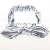 Elastic Headbands,Mental Color Leather Headbands,Ear Headbands thumbnail-2