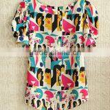 New Design Chiffon Casual Blouse for Fat Woman thumbnail-1