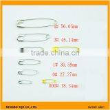 Fashion Golden Silver Brass Safty Pin Brooch Iron Safety Pins thumbnail-1