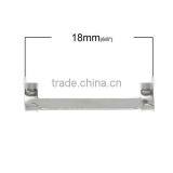 Wholesale Silver Tone Rectangle Ring Size Adjuster Reducer Resizer Clip thumbnail-2