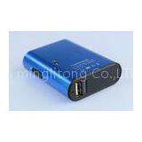 4400mAh Blue Dual USB Power Bank With Flashlight Led thumbnail-1