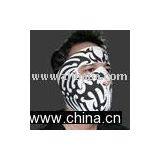 White Tribal Neoprene Face Mask thumbnail-1