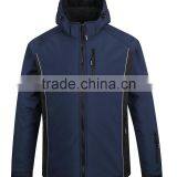 Polyester Padded Men's Winter Warm Waterproof Softshell Jacket Uniform thumbnail-1