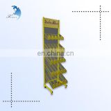 Custom wholesale floor 5 tier floor metal display stand metal wire display rack metal display