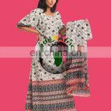 100% Cotton Ladies Cotton Kaftans,gown,dira,caftan Full and Half Sleeves African and Middle East Taste