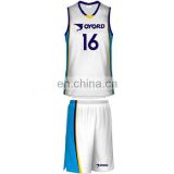 New style sublimation printing wholesale basketball uniform