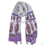 2017 spring summer latest scarf designs floral scarf
