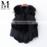 Popular Lovely Fox Fur Vest Beautiful Good Quality Girl Fox Short Fur Vest thumbnail-2