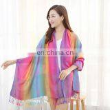 New Minority Style Summer Cotton Flax Paisley Jacquard Decoration Scarf for Girl thumbnail-5