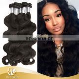 Top Quality Jet-Black Remy Virgin 10"-32" Body Wave Peruvian Hair