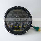 Czg-775 clearance lens glass/PC advantaged price High quality 7 inch LED driving lamp for jeep wrangler 4x4 offroad