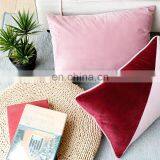 30x50cm Custom Cushion Patchwork Velvet Plain Pillow Cover for Sofa thumbnail-7