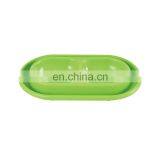 Cheap Promotional PP Light Green Sky Blue Customized Pet Cat Bowl thumbnail-1