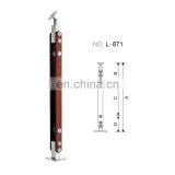 Glass Rail Balustrade Crystal Indoor Standing Handrail Design thumbnail-7