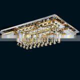 Factory Stock Modern Minimalist Ceiling Lamp Crystal Rectangular Lamp for Bedroom Dining Room thumbnail-5