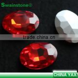 W0813 China factory accessories loose faceted glass gemstones;loose glass faceted gemstones;glass faceted loose gemstone