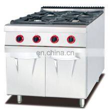 Gas Cooker Range With 4-Burner With Electric Oven