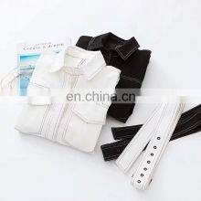High Quality Denim Bib Overalls Overall Bibs For Sale Women Overalls Uniform Pants thumbnail-5