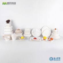 OEM ODM Eco Friendly Disposable Biodegradable Sugarcane Pulp Bagasse Sugar Cane Tableware 4 6 7 8 9 10 12 inch Food Round Plate