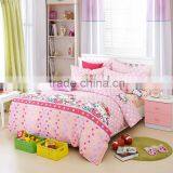 Lovely Cartoon Kids Design Cat Print Double Size Bed Sheet Set Best Selling Items Kids Bedroom Set Girls Set thumbnail-1