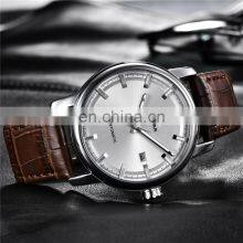 Benyar BY-5144 Fashion Leather Men Mechanical Watches Analog Water Resistant Stainless Steel Case Automatic Watch thumbnail-2