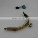 Factory Price Bronze 11.7*5.3cm Double Metal Coin Purse With Diamond for Ladies Handbags China Manufacturer thumbnail-3