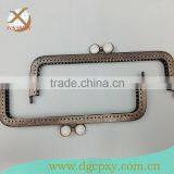 Direct Supplier Clutch Metal Frame With White Gems