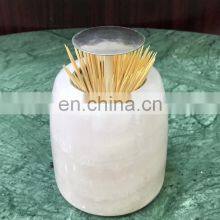 Hot Sale Onyx Marble Toothpick Holder Container thumbnail-5