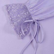 BS-FC503 Abaya Muslim Jilbab Dress Women Stitching Maxi Kaftan Arab Lace Islamic Dress Women's Sundresses With Sleeves thumbnail-5