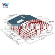 Light Weight Prefabricated Steel Structure Storage Fabric Air Plane Hangar Garage Aviation Hangar for Sport thumbnail-3