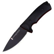 Wilderness survival camping one piece steel defense straight knife