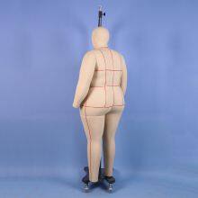Professional Female Mannequin Plus Size Fat Women Full Body Dress Form w/ Collapsible Shoulders and Removable Arms thumbnail-4