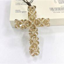 Wholesale Hanging Crystal Cross Pendant For Car Decoration Wedding Gift thumbnail-1