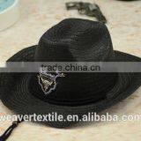 Promotion for Summer Sunshade Protection Straw Hat Wholesale Customized Cowboy Hat Unisex thumbnail-1