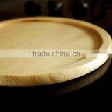 Bamboo Cutting Board Wood Pizza Peel / Cutting Board / Serving Tray Round Pizza Cutting Board thumbnail-5