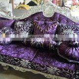 Graceful European Noble Living Room Wooden Sofa Sets thumbnail-5