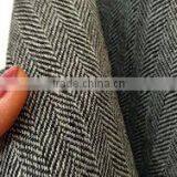 Black Herrigbone Pattern Cashmere Shawl thumbnail-1