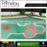 Outdoor Playground Rubber Tiles With UV Resist Quality