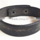 Promotional Gift Cheap Factory Wholesale Strip Style Leather Bracelet thumbnail-2