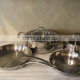 Polished Stainless Steel Triply Induction Cookware Set Dinner Set Cooking Pot and Pan thumbnail-2