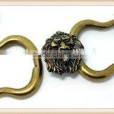 Retro Fashion Lion Head Buckle Clasp thumbnail-1